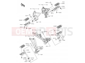 KAWASAKI 2014 Footrests