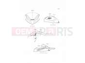 KAWASAKI 2014 Decals(White)