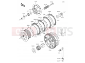 KAWASAKI Z1000 (ZR1000FEFA) Clutch(FEF~FFF)