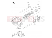 KAWASAKI 2014 Gear Change Drum/Shift Fork(s)