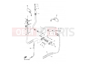 YAMAHA XVZ 1300 Royal Star / Venture XVZ13CT XVZ13CTT ROYALSTAR TOUR DX 1D61 2005 STEERING HANDLE & CABLE