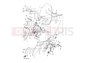 YAMAHA XVZ 1300 Royal Star / Venture XVZ13CT XVZ13CTT ROYALSTAR TOUR DX 1D61 2005 COWLING 1