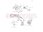 KAWASAKI 2014 Decals(Gray)
