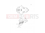 KAWASAKI 2014 Decals(Orange)(White)