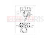 KAWASAKI Z800 ABS (ZR800BEF) Crankcase Bolt Pattern
