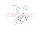 KAWASAKI Z800 ABS (ZR800BEF) Suspension/Shock Absorber