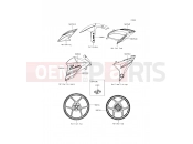 KAWASAKI Z800 ABS (ZR800BEF) Decals(Blue)(WV)