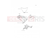KAWASAKI 2015 Decals(Black)