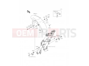 KAWASAKI ER-6f ABS (EX650FFF) Front Fender(s)