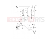 KAWASAKI ER-6n ABS (ER650FFF) Rear Master Cylinder