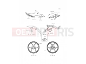 KAWASAKI ER-6n ABS (ER650FFF) Decals(Gray)