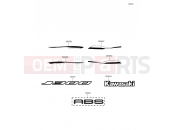 KAWASAKI 2015 Decals(Green/Black)