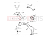 KAWASAKI 2015 Decals(Red)