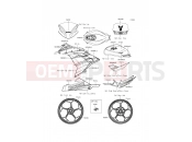 KAWASAKI 2015 Decals(Green)