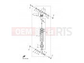 YAMAHA YZ 250 F YZ250F (5XC6) 2005 REAR SUSPENSION