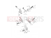 KAWASAKI 2015 Footrests
