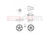 KAWASAKI 2015 Decals(Silver/Gray)