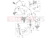 KAWASAKI 2015 Rear Master Cylinder