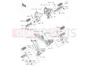 KAWASAKI 2015 Footrests