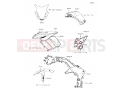 KAWASAKI 2015 Decals(Gray)