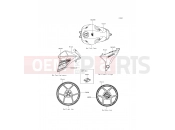 KAWASAKI 2015 Decals(Green)