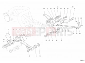DUCATI 2007 Monster S2R 800 FOOTREST » FRAME