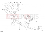 DUCATI 2007 Monster S2R 800 EXHAUST SYSTEM » EXHAUST SYSTEM