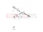 YAMAHA Aerox 50 YQ 50 YQ50 AEROX (5SB6) 2004 CRANKSHAFT & PISTON