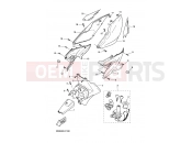 YAMAHA Aerox 50 YQ 50 YQ50 AEROX (5SB6) 2004 SIDE COVER