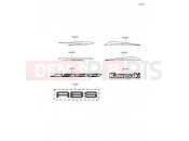 KAWASAKI 2016 Decals(Green/Black)