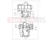 KAWASAKI 2016 Crankcase Bolt Pattern
