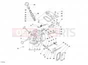 DUCATI 2007 Monster S2R 800 HORIZONTAL CYLINDER HEAD » VALVE DRIVE