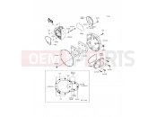 KAWASAKI W800 (EJ800AGS) Right Engine Cover(s)