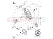 KAWASAKI 2016 Rear Hub