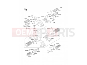KAWASAKI 1993 Footrests