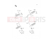 KAWASAKI 1993 Footrests