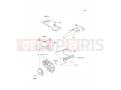 KAWASAKI 1993 Decals(Red)