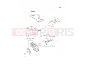 KAWASAKI 1993 Decals(Black)