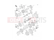 KAWASAKI 1993 Transmission(ZX600-E1/E2/E3)