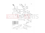 KAWASAKI ER-5 (ER500-C1) Side Covers/Chain Cover
