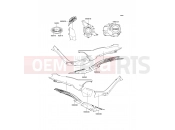KAWASAKI 2001 Decals(Black)
