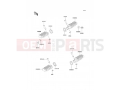 KAWASAKI 2001 Footrests