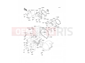KAWASAKI 2001 Left Engine Cover(s)