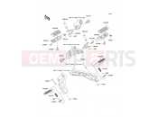 KAWASAKI 2001 Footrests