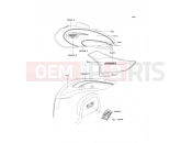 KAWASAKI 2004 Decals(Red/Gray)