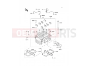 KAWASAKI ER-5 (ER500-C4P) Cylinder Head