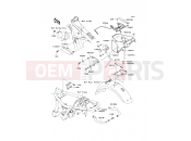 KAWASAKI 2004 Frame Fittings