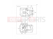 KAWASAKI 2005 Crankcase Bolt Pattern
