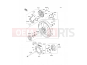 KAWASAKI 2005 Rear Hub