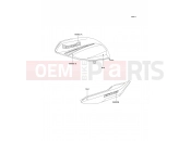 KAWASAKI 2005 Decals(Red)